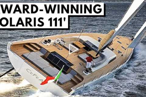 SOLARIS 111' CeFeA SuperYacht Tour All Carbon Fiber Award-winning Performance Sailing Yacht