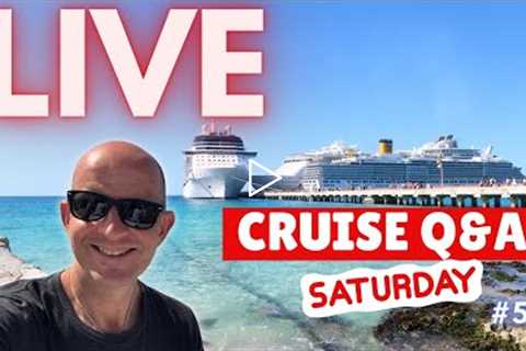 Live Cruise Q&amp;A Hour #59. Your Questions Answered. Saturday 30 April 2022