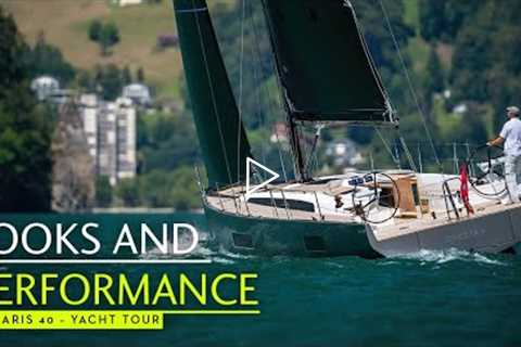 On board the Solaris 40: a chic, contemporary fast cruiser with a spacious interior