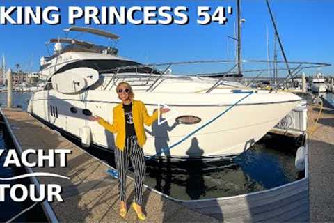 $795,000 2007 VIKING PRINCESS 54' Flybridge YACHT TOUR &amp; SPECS / Liveaboard Motor yacht Power..