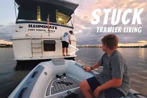 STUCK in the ICW || Crusing Florida on our TRAWLER || Fulltime Liveaboards || Life on a 🚢