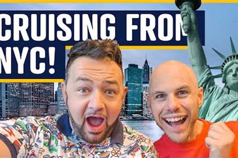Boarding our FIRST EVER Cruise from NYC! A SPECTACULAR sail away!