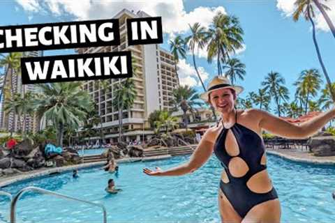 [4K] Checking into HILTON HAWAIIAN VILLAGE // Flying to Hawaii 2022