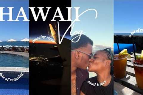 TRAVEL VLOG | I WENT TO HAWAII WITH MY BF &amp; THIS IS WHAT HAPPENED! GOOD EATS + SUNSET PICNIC..