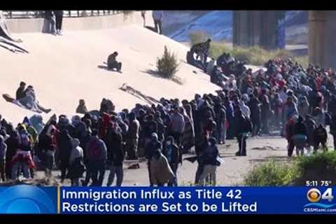 Migrant Surge At U.S. Border As Immigrations Law May Be Set For Major Changes
