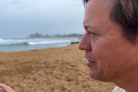 A Winter Beach Morning visit in Hawaii