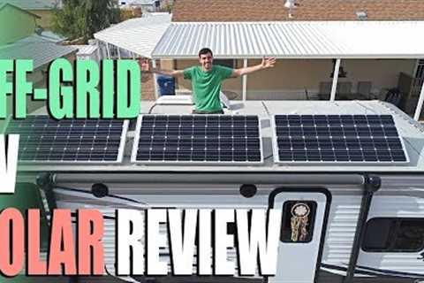 Off Grid RV Solar Review for Boondocking &amp; Dry Camping - Full Time RV