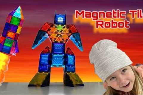 Magnetic tiles play and building ideas | magnetic blocks magnetic games|Lilly''s Toy Time