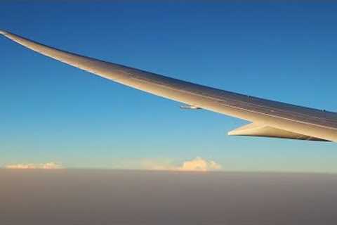 ETIHAD Boeing 787-9 Sunset Landing at Abu Dhabi International Airport!