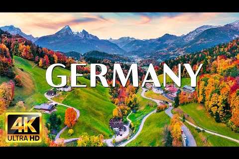 FLYING OVER GERMANY 4K Video UHD - Peaceful Music With Beautiful Nature Video For Relaxation On TV