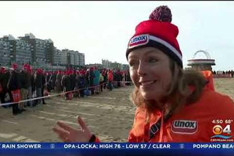 Thousands Take New Years Dive In Netherlands