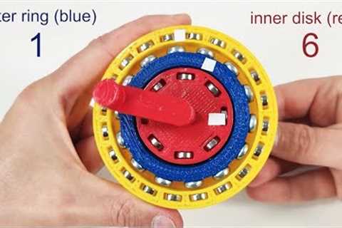 Speed Multiplier Magnetic Gear | Magnetic Games