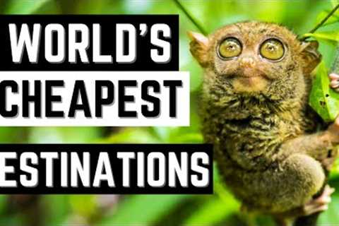 TOP 17 CHEAPEST Countries to Travel in 2023!
