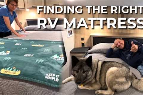 From Sore Backs to Sound Sleep! Choosing a New RV Mattress