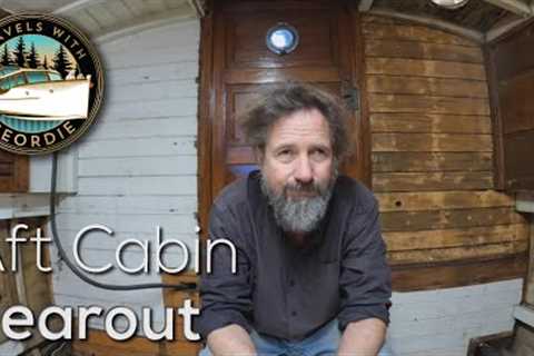 Aft Cabin Tearout - #355 - Boat Life - Living aboard a wooden boat - Travels With Geordie