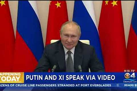 Russian, Chinese leaders hold videoconference