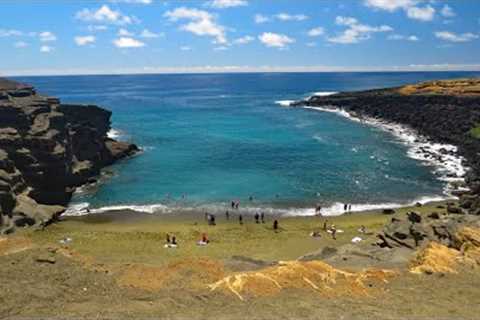 Hawaii - The Big Island - South Point - Green Sand Beach