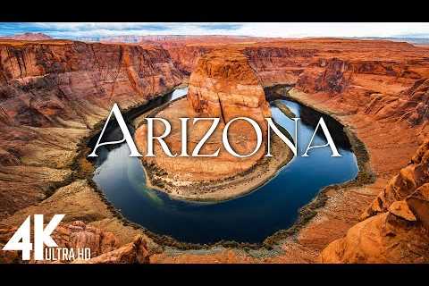 FLYING OVER ARIZONA (4K UHD) - Calming Piano Music With Wonderful Nature Videos For Relaxation