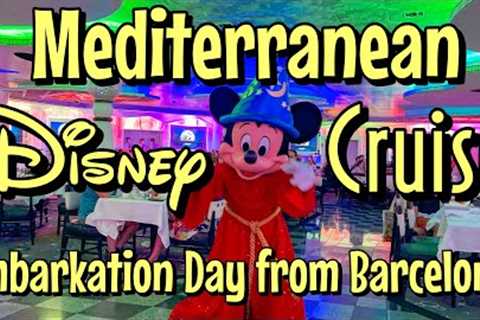Embarkation Day on the Disney Magic Mediterranean Cruise from Barcelona