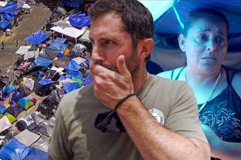 INSIDE the MIGRANT CAMPS of Tijuana, Mexico 🇲🇽 (Very Emotional)