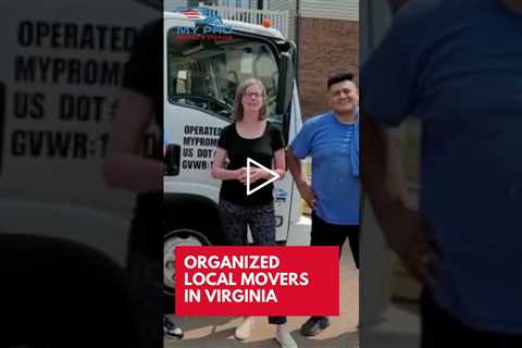 Organized Local Movers in Virginia | (703) 310-7333 | My Pro DC Movers & Storage