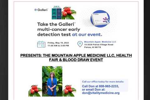 Pahoa clinic hosting health fair, blood draw event Friday