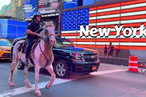 New York City Times Square 4k - Virtual Walking Tour