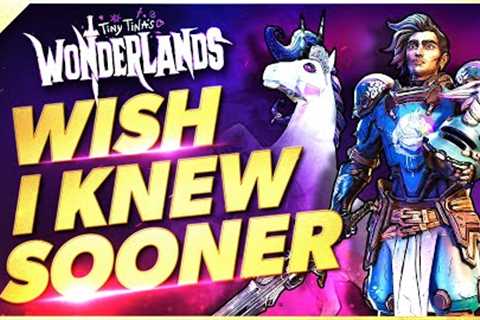 Tiny Tina''s Wonderlands - Wish I Knew Sooner | Tips, Tricks, &amp; Game Knowledge for New Players