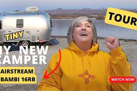 TOUR! MY TINY AIRSTREAM BAMBI 16RB --Towed by a Jeep! Perfect for My Solo RV Life