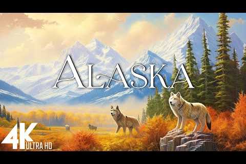 FLYING OVER ALASKA (4K Video UHD) - Scenic Relaxation Film With Inspiring Music