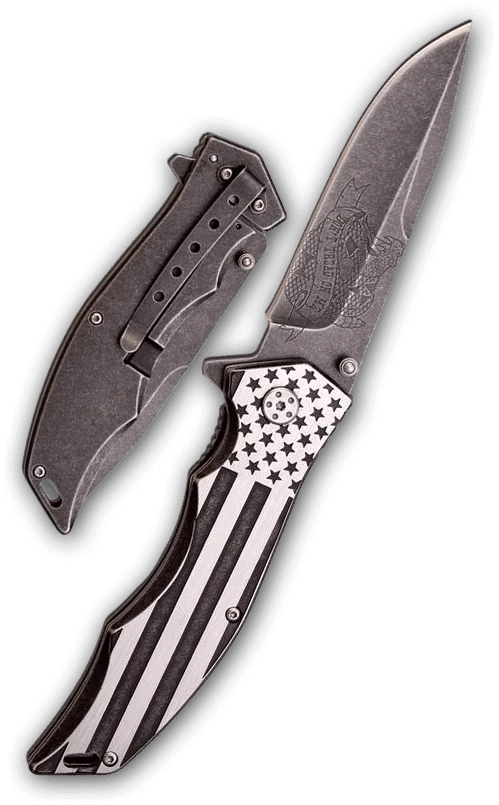 Free “Don’t Tread On Me” Pocket Knife -