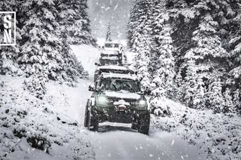 UNEXPECTED Snow Storm Camping In SUMMER At 7000ft