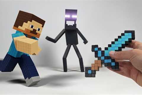 Steve VS Enderman , Minecraft Animation | Magnetic Games
