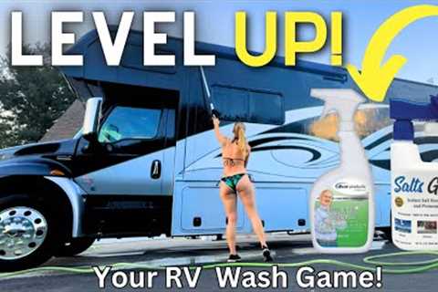 Best Portable Solar Solution! (Super C RV Wash Tips &amp; Speed Increase)