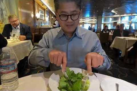 Grand Princess Dinner In Michelangelo Dining Room 14 Day Alaska Cruise July 6th 2023￼
