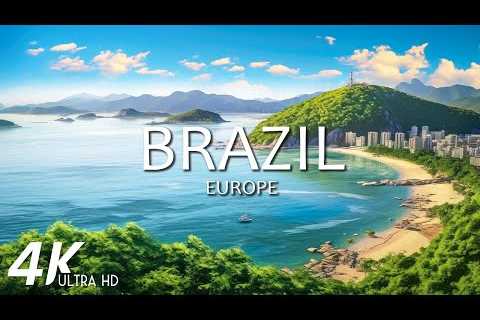 FLYING OVER BRAZIL (4K UHD) - Relaxing Music Along With Beautiful Nature Videos - 4K Video HD