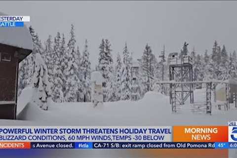 Winter storm threatens holiday travel