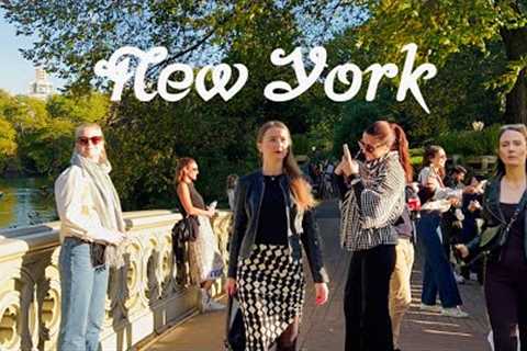 [4K]🇺🇸NYC Walk🗽Fall Foliage in Central Park🍁🍂Beautiful Autumn in New York City | Oct 2023