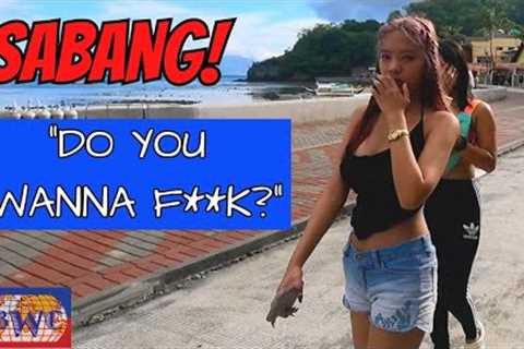 Foreigner''s first day checking the Scenery of Sabang, Puerto Galera, Mindoro, Philippines