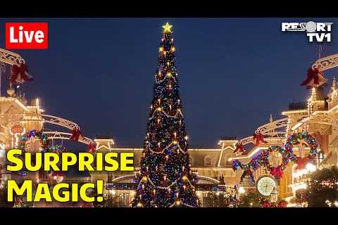 🔴Live: Surprise Magic Kingdom Christmas &amp; Holiday Fun - Walt Disney World Live Stream -..