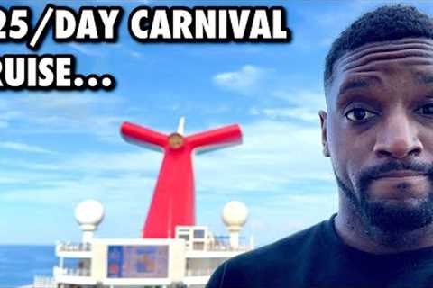 Taking A CHEAP $100 Carnival Cruise | World’s Cheapest Cruises