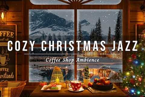 Snowy Winter Jazz ❄️ Smooth Jazz Music in a Cozy Christmas Ambience Winter &amp; Snow Falling by..