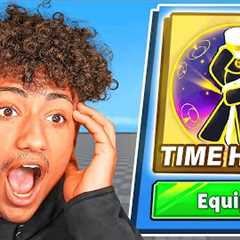 Spending $2,632,478 on The NEW TIME HOLE Ability.. (Roblox Blade Ball)