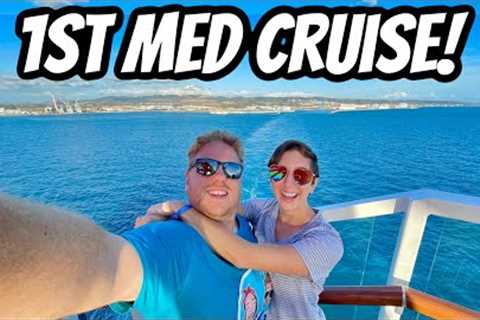 Boarding Odyssey of the Seas in Rome For Our First Mediterranean Cruise!