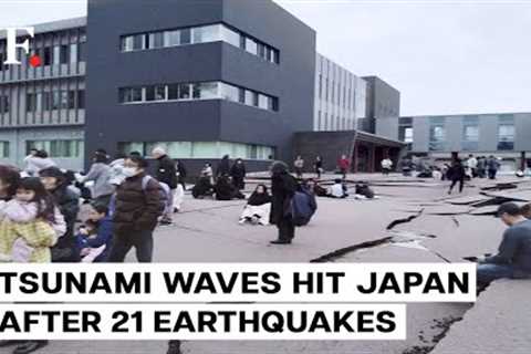 First Tsunami Waves Hit Japan After 7.6 Magnitude Earthquake