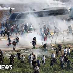 Pro-Palestinian crowds try to storm air base housing U.S. troops in Turkey