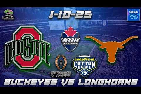 Ohio State vs Texas LIVE Stream Game Audio | College Football Playoff LIVE Streamcast &amp; Chat